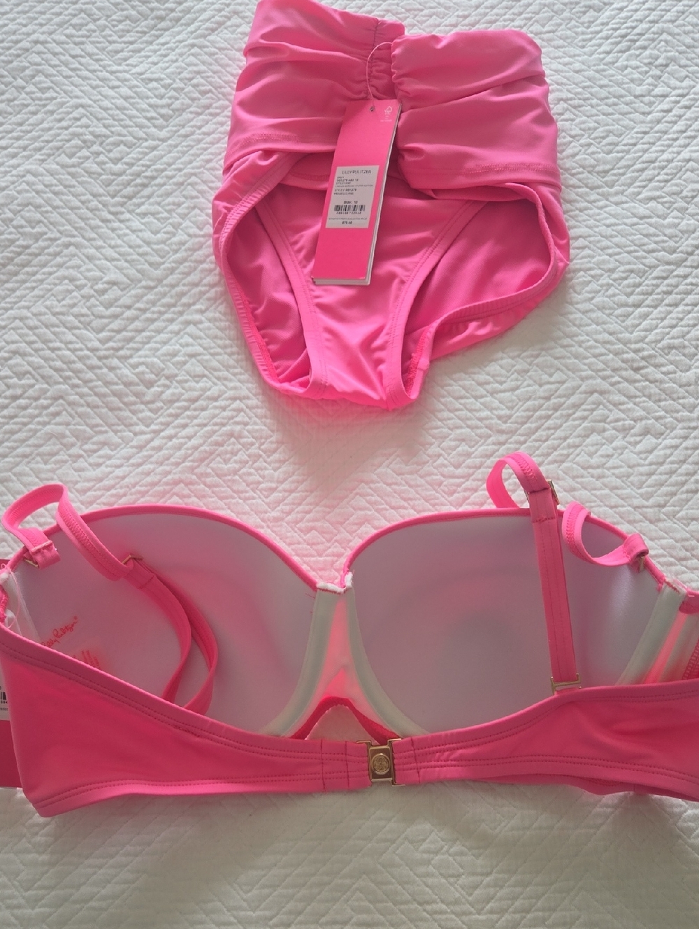 Lilly Pulitzer Leven Top And Lagoon Sarong Hipster Bottom - Picture 8 of 16